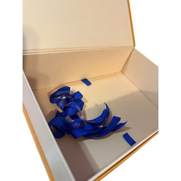 Louis Vuitton Small Gift Box Orange Storage Box 10.75” x 7” - Picture 2 of 5